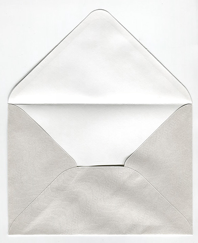 Decorative metallic envelope - waves C6