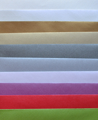 Decorative envelope pearl brown C6