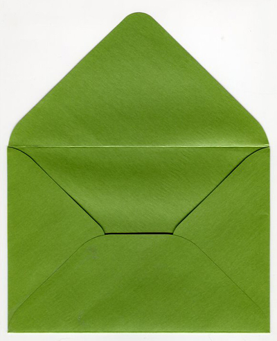Decorative envelope pearl red C6