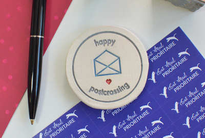 Magnet Happy postcrossing