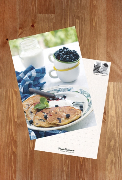 Blueberry pancakes