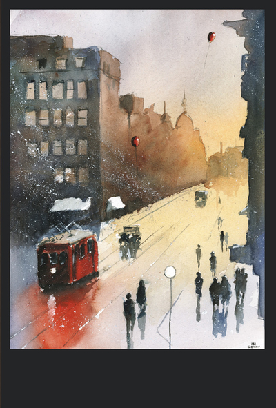 Grzegorz Chudy - A red tram from Gliwice II