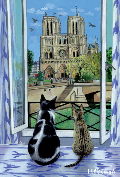 Isy Ochoa - Vue sur Notre-Dame-de-Paris 