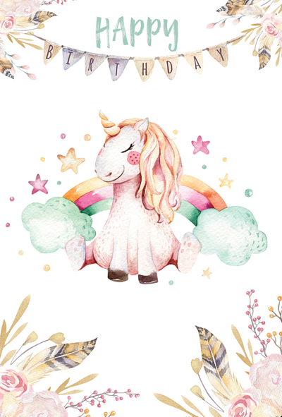 Birthday unicorn