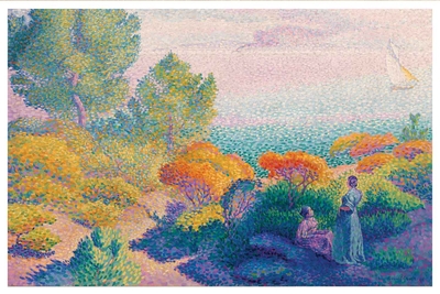 Henri Cross, Two Women by the Shore, Mediterranean Sea
