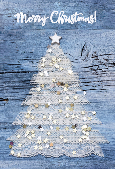 Lace Christmas tree