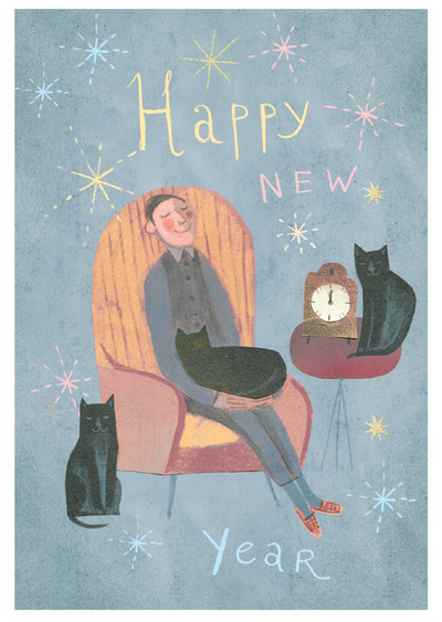 Marianna Sztyma - New Year with cats