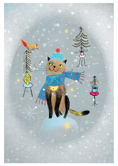 Marianna Sztyma - Christmas cat