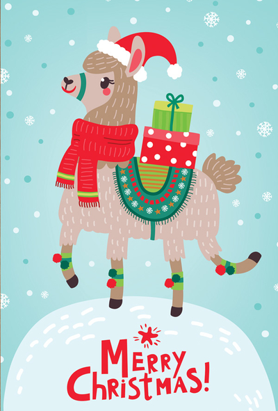 Christmas lama