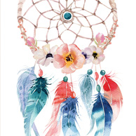 Pink dreamcatcher