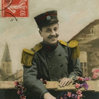 Smiling postman